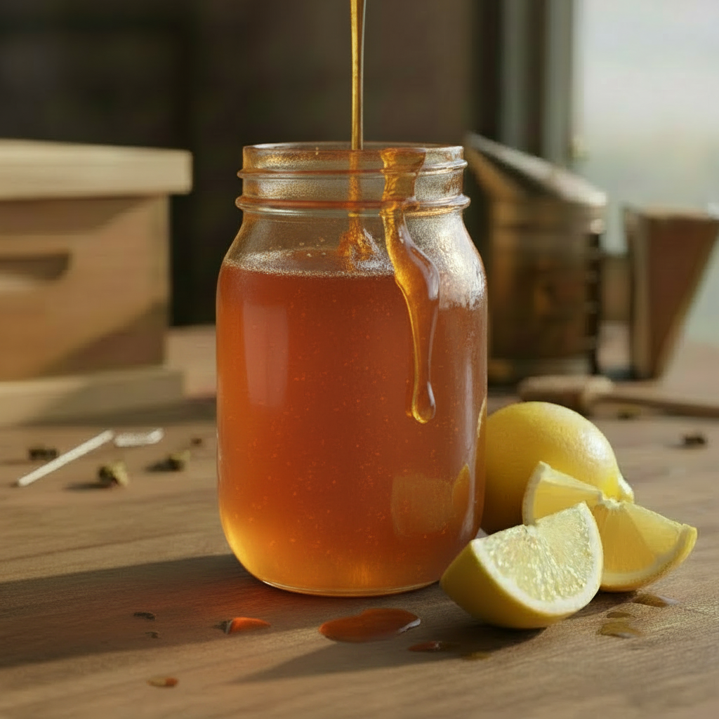 Lemon Zest Infused Honey
