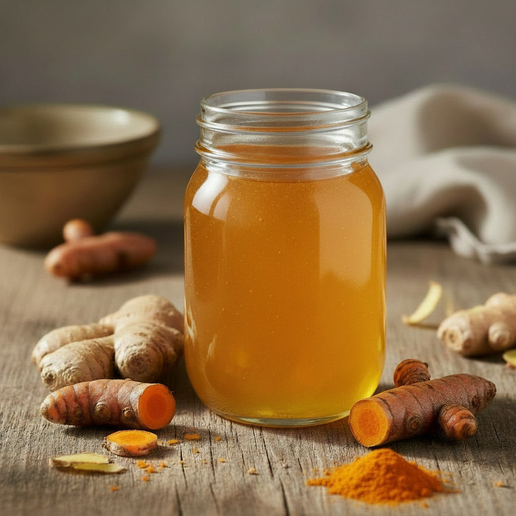 Turmeric Ginger Honey - Clear Jar