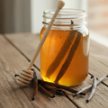 Vanilla Bean Infused Honey - With Honey Dipper